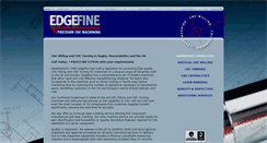 Desktop Screenshot of edgefine.co.uk